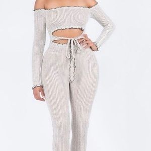 Stripped jumpsuit
